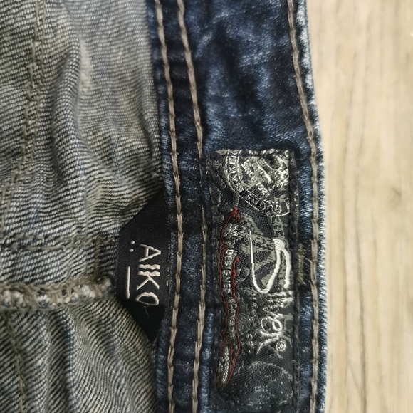 Gently worn, Silver Aiko Skinny jeans, 25x31 - Picture 3 of 9